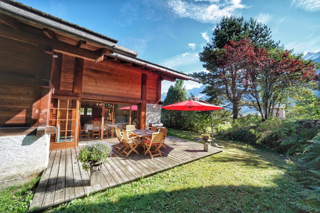 Thendia Montblanc Villa Les Houches Exteriör bild